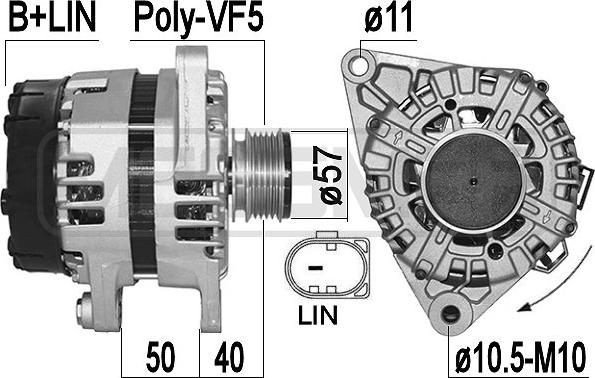 ERA 209511 - Alternatore www.autoricambi360.it