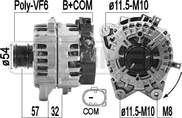 ERA 209584 - Alternatore www.autoricambi360.it