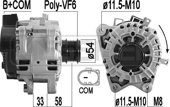 ERA 209588 - Alternatore www.autoricambi360.it