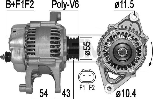 ERA 209530A - Alternatore www.autoricambi360.it