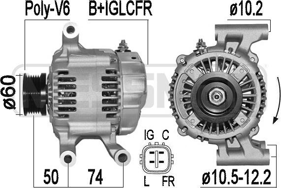 ERA 209532A - Alternatore www.autoricambi360.it