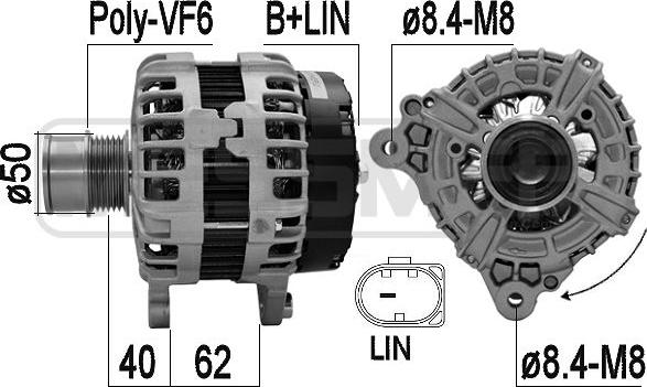 ERA 209614A - Alternatore www.autoricambi360.it