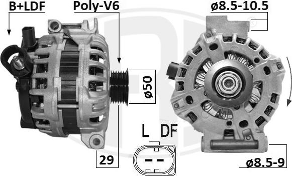 ERA 209636 - Alternatore www.autoricambi360.it