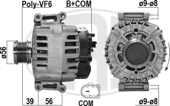 ERA 209631 - Alternatore www.autoricambi360.it