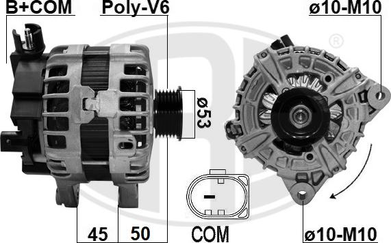 ERA 209628 - Alternatore www.autoricambi360.it