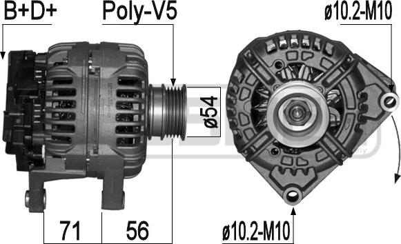 ERA 209096 - Alternatore www.autoricambi360.it