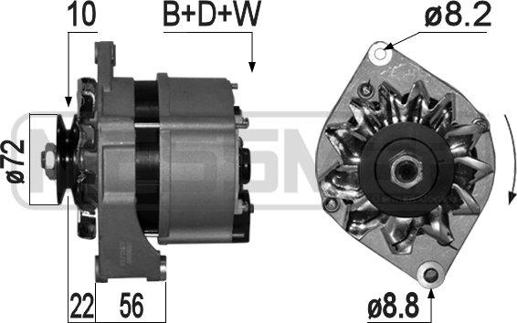 ERA 209090A - Alternatore www.autoricambi360.it