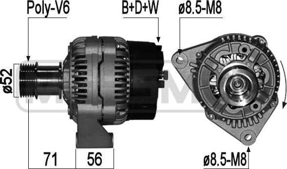 ERA 209092A - Alternatore www.autoricambi360.it