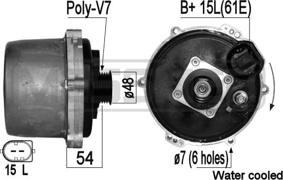 ERA 209068A - Alternatore www.autoricambi360.it