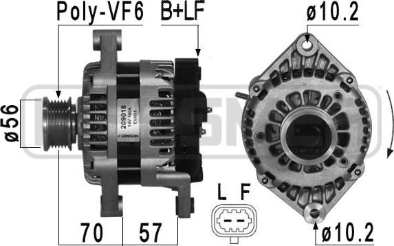 ERA 209018 - Alternatore www.autoricambi360.it