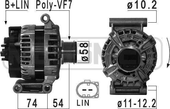 ERA 209034 - Alternatore www.autoricambi360.it