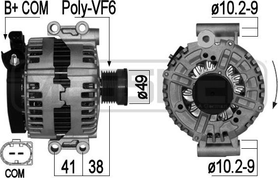 ERA 209038 - Alternatore www.autoricambi360.it