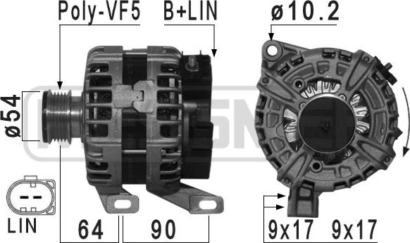ERA 209032 - Alternatore www.autoricambi360.it