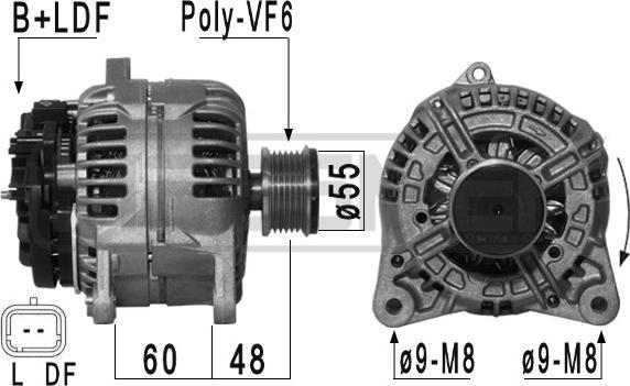 ERA 209028 - Alternatore www.autoricambi360.it