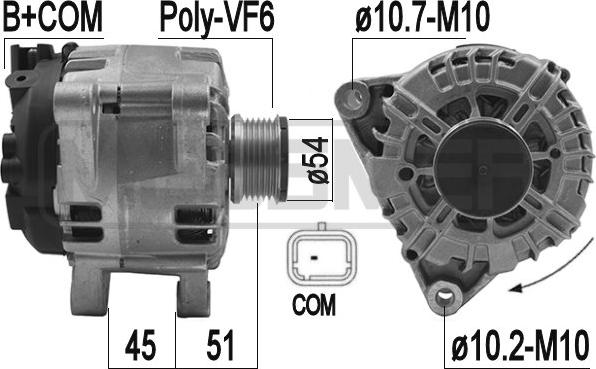 ERA 209196 - Alternatore www.autoricambi360.it