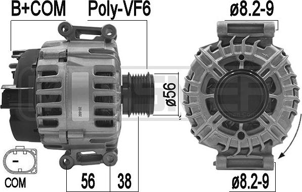 ERA 209192 - Alternatore www.autoricambi360.it