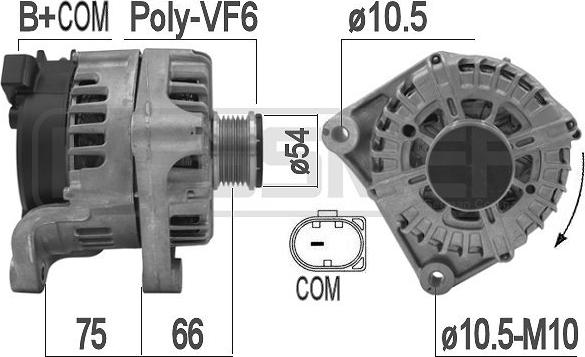 ERA 209149 - Alternatore www.autoricambi360.it