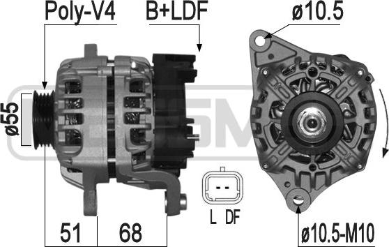 ERA 209143A - Alternatore www.autoricambi360.it