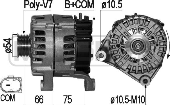 ERA 209169 - Alternatore www.autoricambi360.it