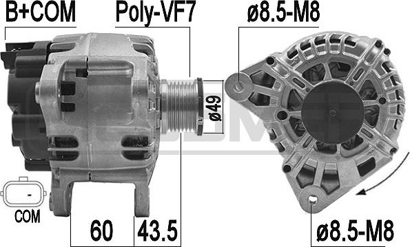 ERA 209165 - Alternatore www.autoricambi360.it