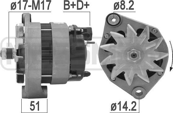 ERA 209163 - Alternatore www.autoricambi360.it