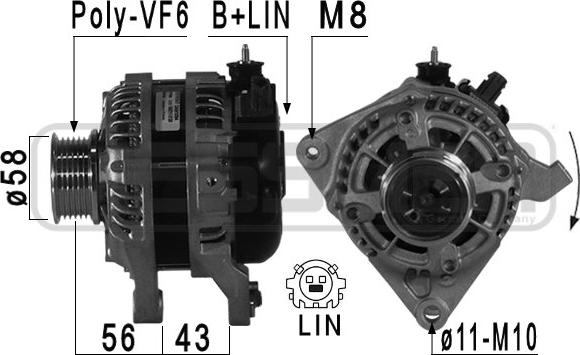 ERA 209108 - Alternatore www.autoricambi360.it