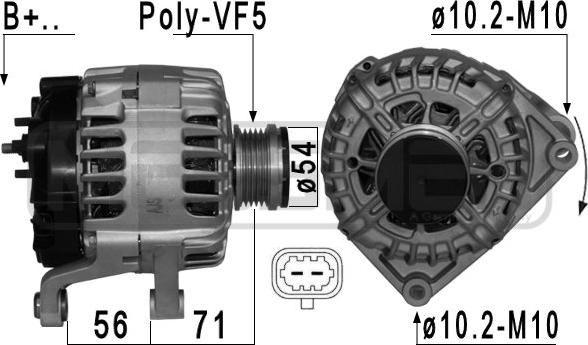 ERA 209118 - Alternatore www.autoricambi360.it