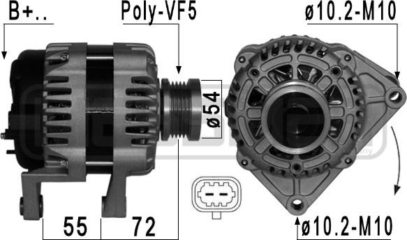 ERA 209117 - Alternatore www.autoricambi360.it