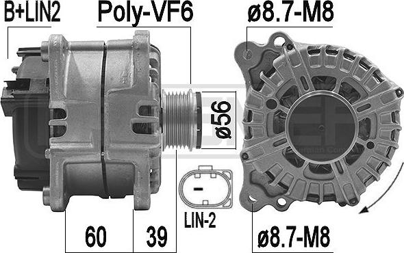 ERA 209186 - Alternatore www.autoricambi360.it