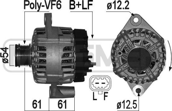 ERA 209138 - Alternatore www.autoricambi360.it