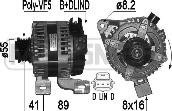 ERA 209396 - Alternatore www.autoricambi360.it