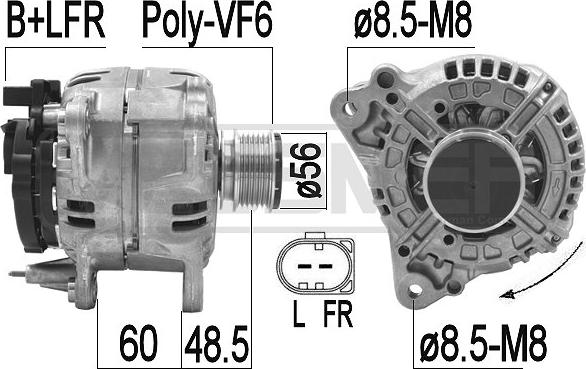 ERA 209393 - Alternatore www.autoricambi360.it