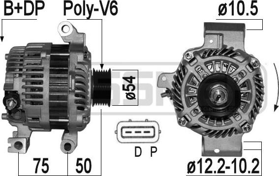 ERA 209352A - Alternatore www.autoricambi360.it