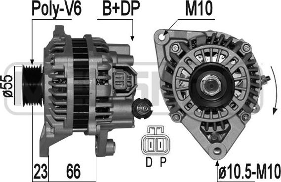 ERA 209357A - Alternatore www.autoricambi360.it