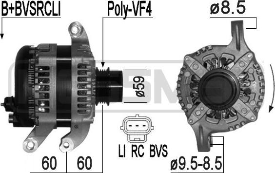 ERA 209316 - Alternatore www.autoricambi360.it