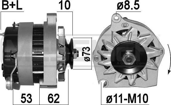 ERA 209389A - Alternatore www.autoricambi360.it