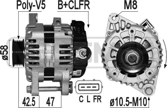 ERA 209327 - Alternatore www.autoricambi360.it