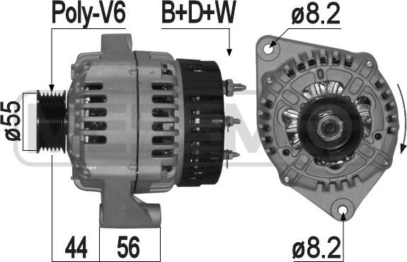 ERA 209290A - Alternatore www.autoricambi360.it