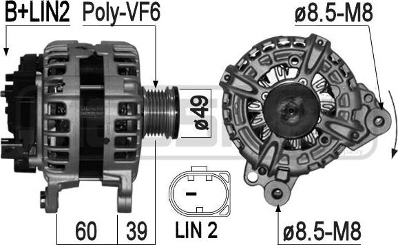 ERA 209260 - Alternatore www.autoricambi360.it