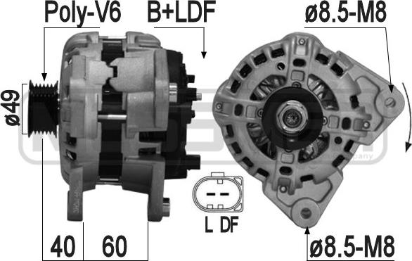ERA 209261 - Alternatore www.autoricambi360.it