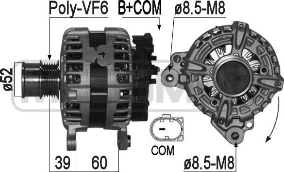 ERA 209262 - Alternatore www.autoricambi360.it
