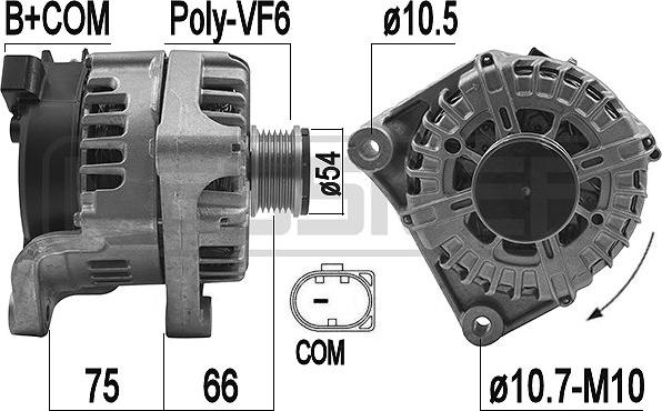 ERA 209206 - Alternatore www.autoricambi360.it