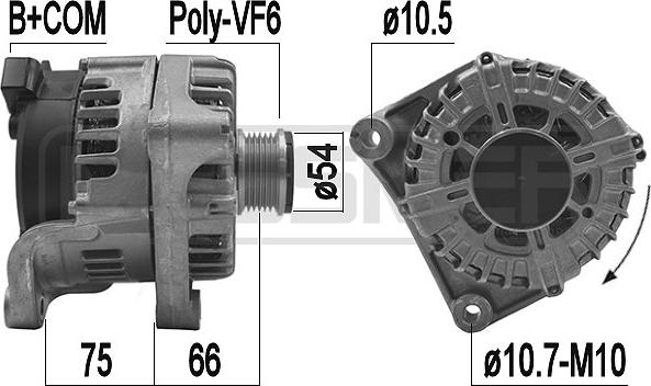 ERA 209207 - Alternatore www.autoricambi360.it