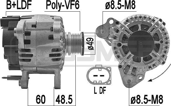 ERA 209217 - Alternatore www.autoricambi360.it