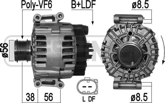 ERA 209285 - Alternatore www.autoricambi360.it