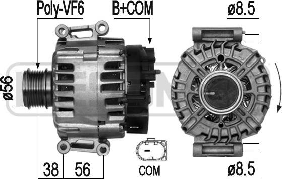 ERA 209286 - Alternatore www.autoricambi360.it