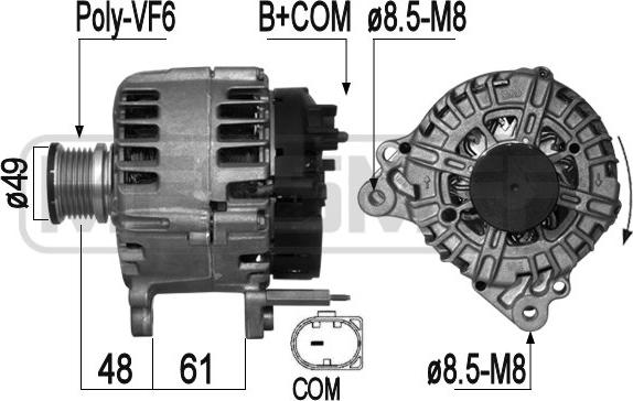 ERA 209287 - Alternatore www.autoricambi360.it