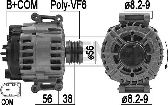 ERA 209235 - Alternatore www.autoricambi360.it