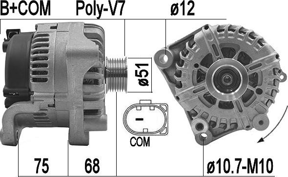 ERA 209236 - Alternatore www.autoricambi360.it