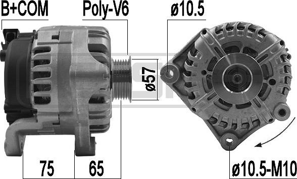 ERA 209237 - Alternatore www.autoricambi360.it